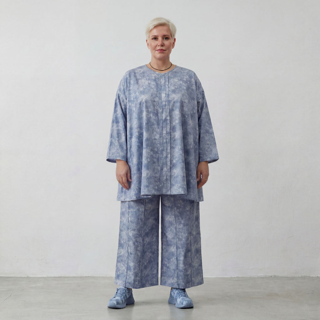 AKH Premium Shirt 7069 Fabiella, Jeansblau