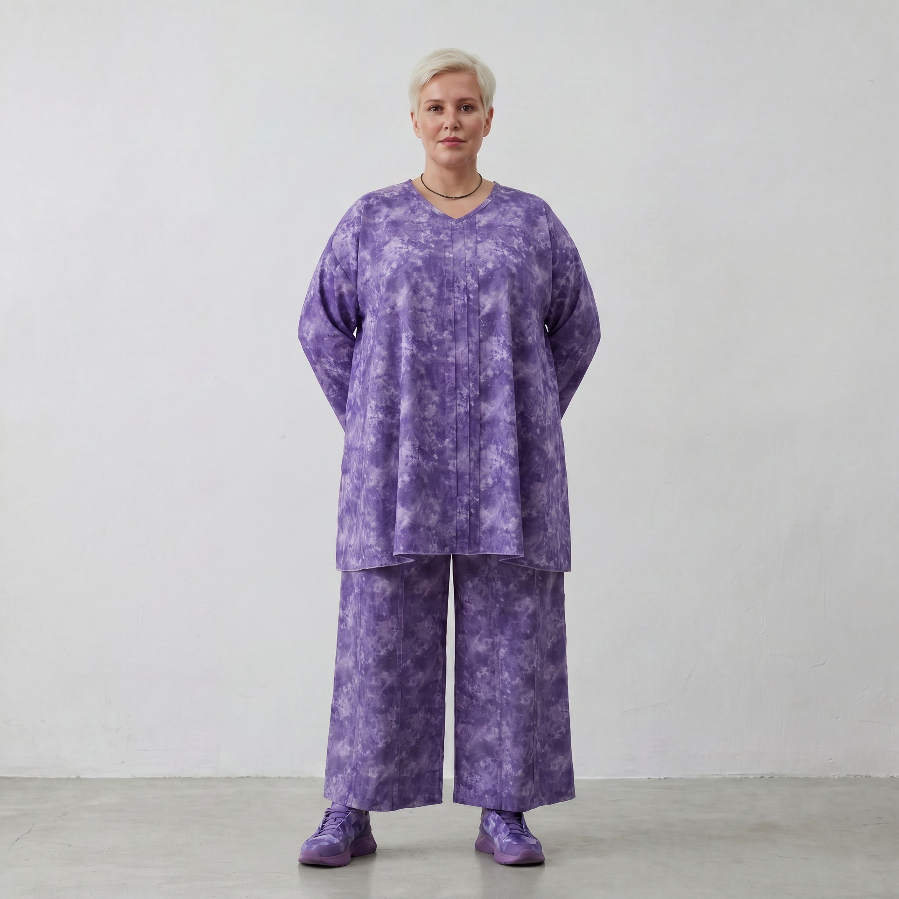 AKH Premium Hose 7074 Fabiella, Lila