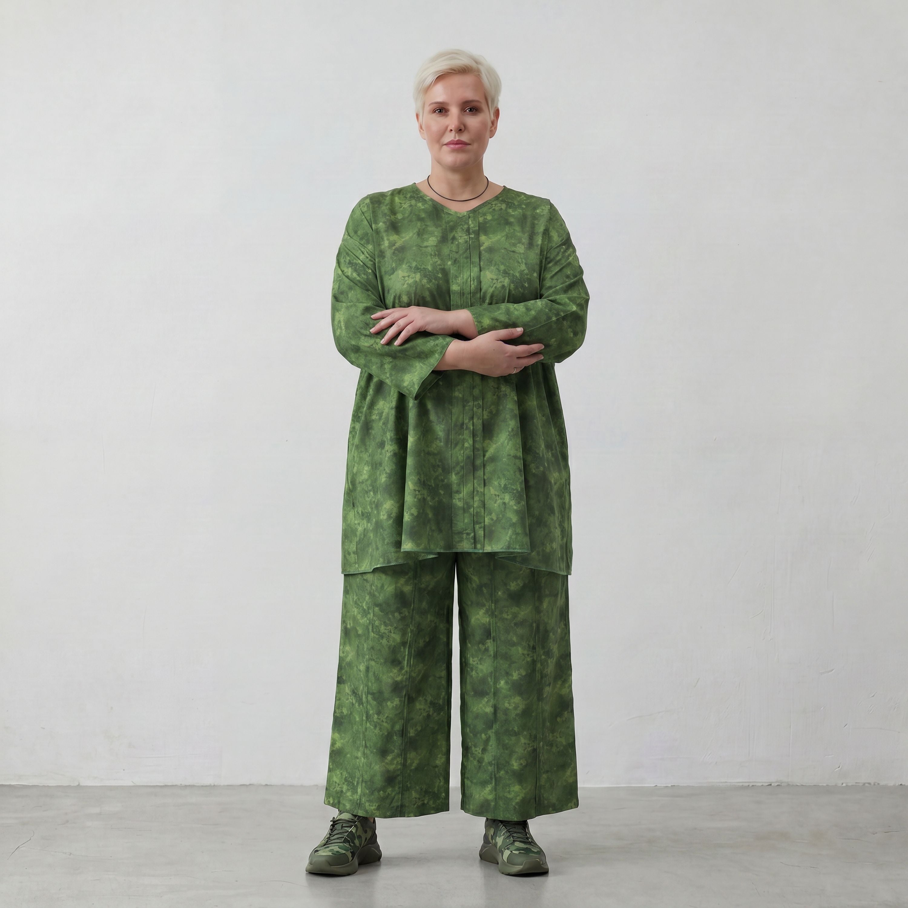 AKH Premium Shirt 7069 Fabiella, Smaragdgrün