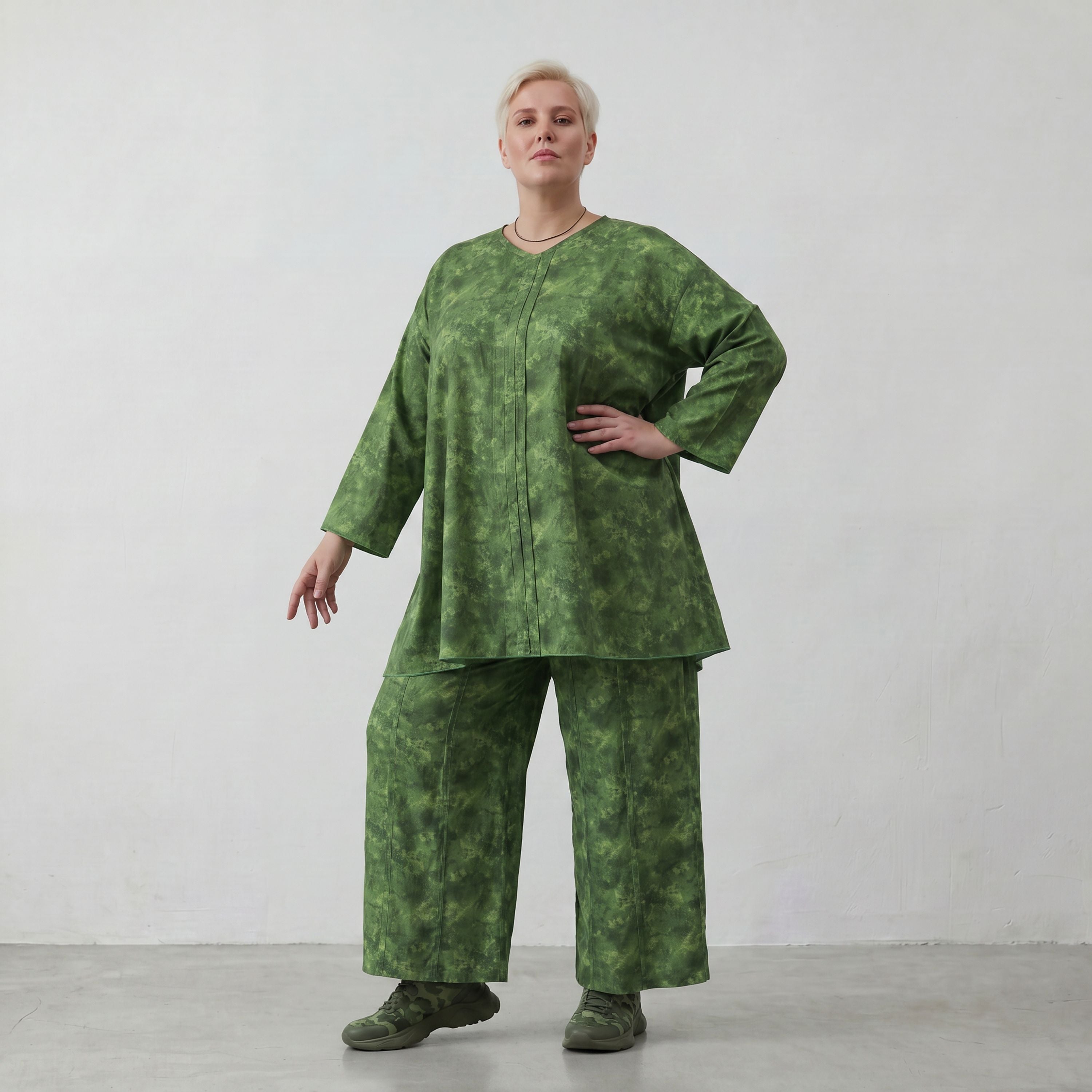 AKH Premium Shirt 7069 Fabiella, Smaragdgrün