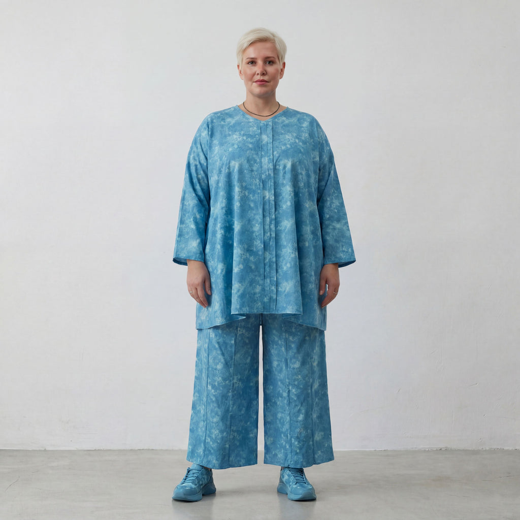 AKH Premium Hose 7074 Fabiella, Aquablau