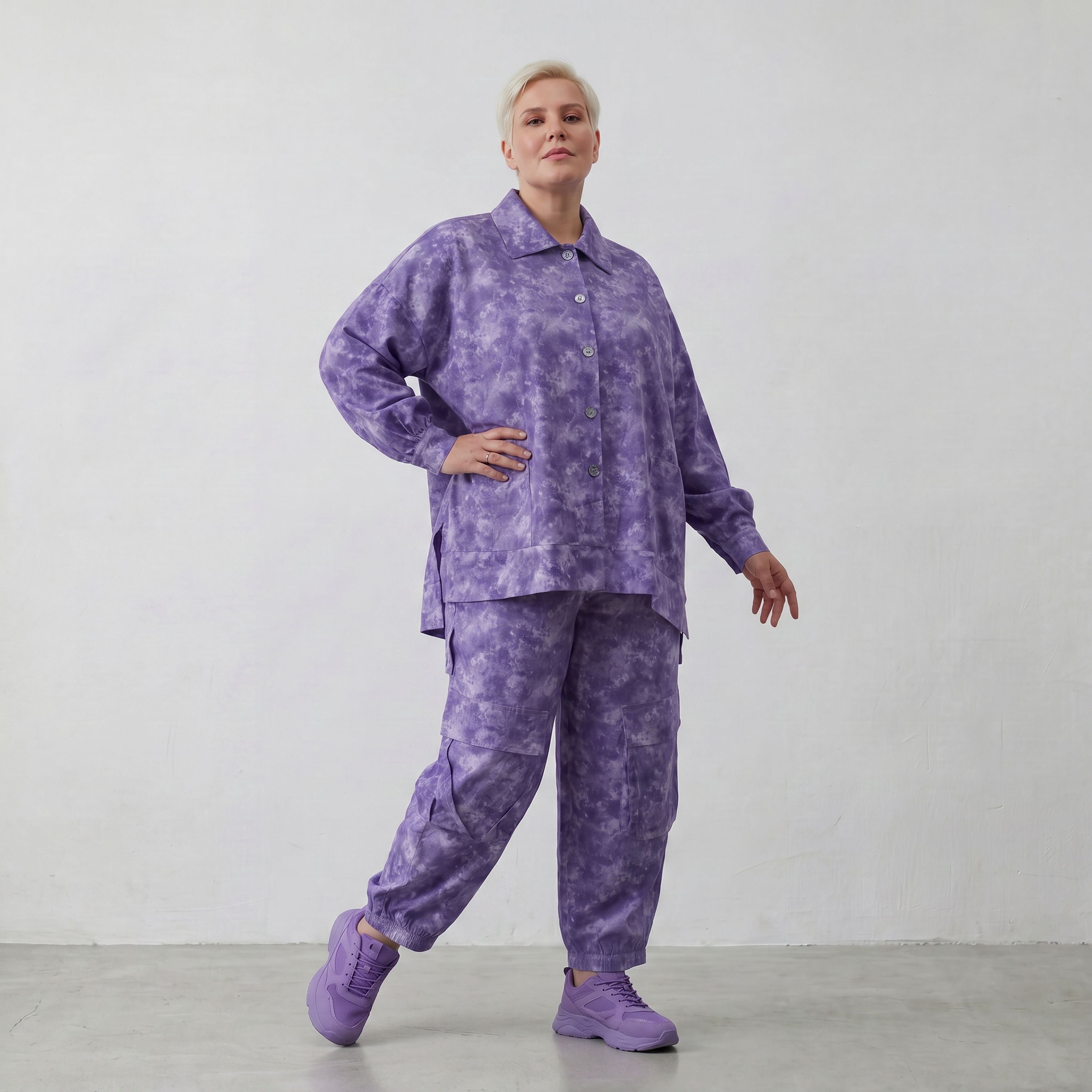 AKH Premium Hose 7208 Fabiella, Lila