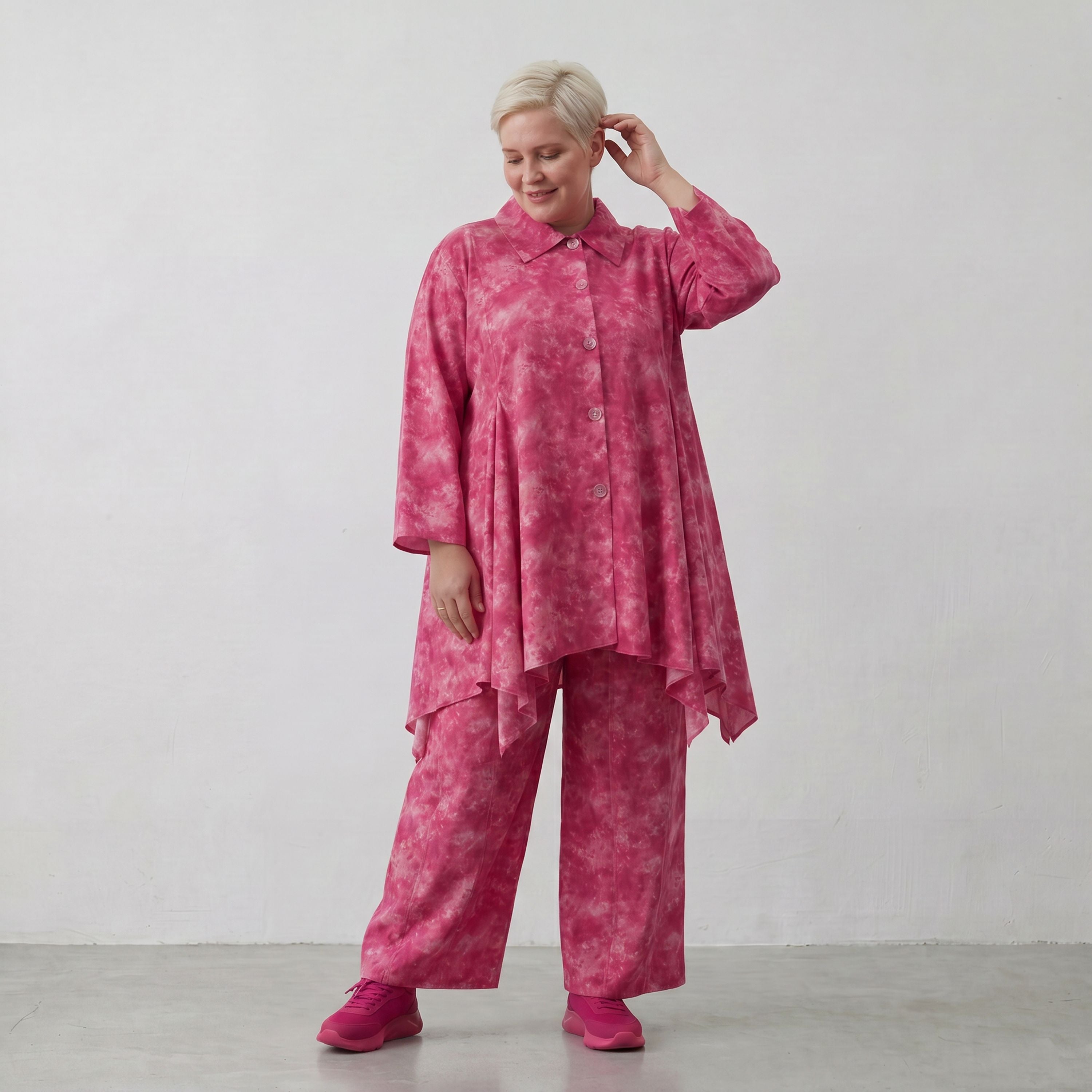 AKH Premium Bluse 7148 Fabiella, Fuchsia