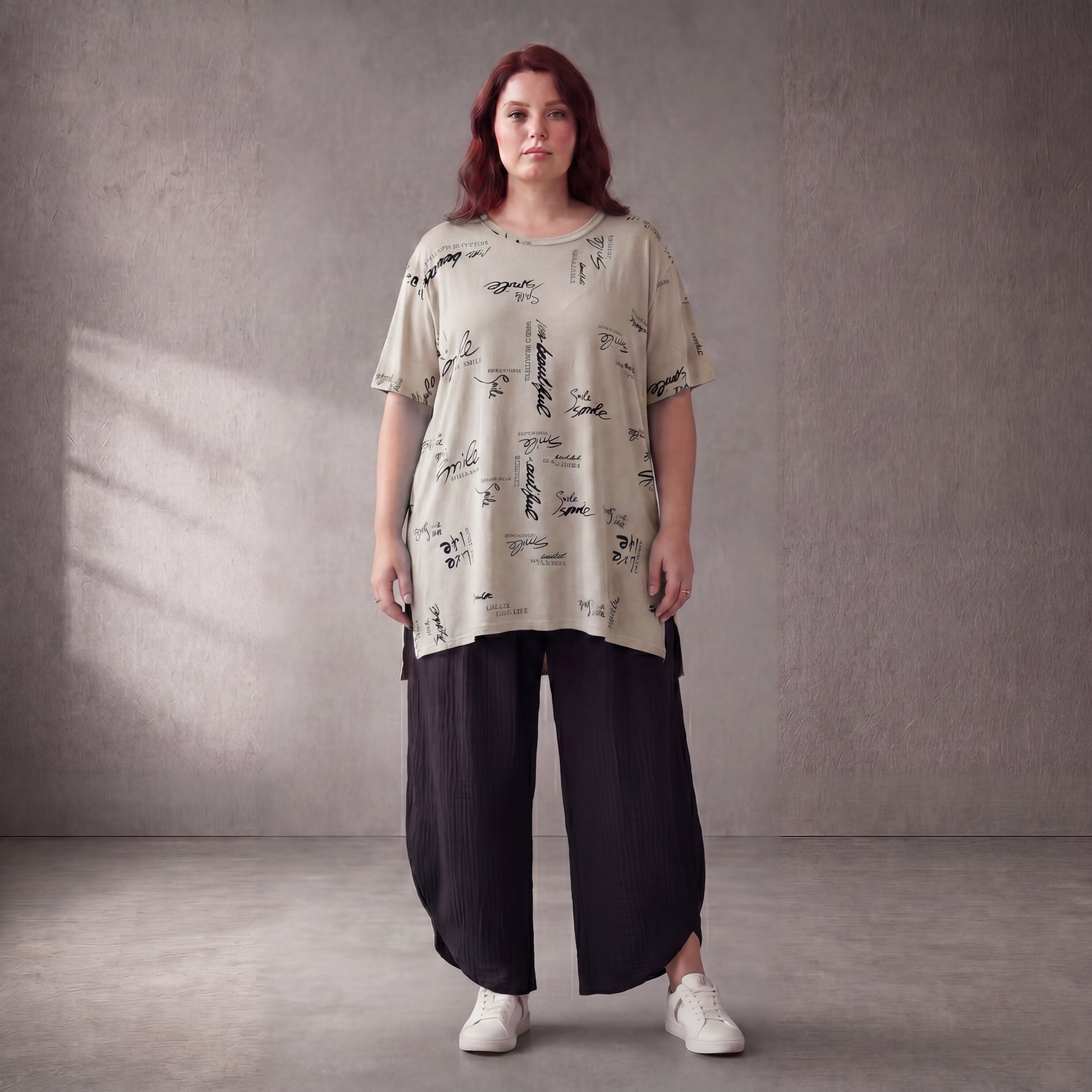 Funky Diva · Shirt · PrintDiva · 26009 · PrintBeige