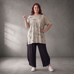 Funky Diva · Shirt · PrintDiva · 26009 · PrintBeige