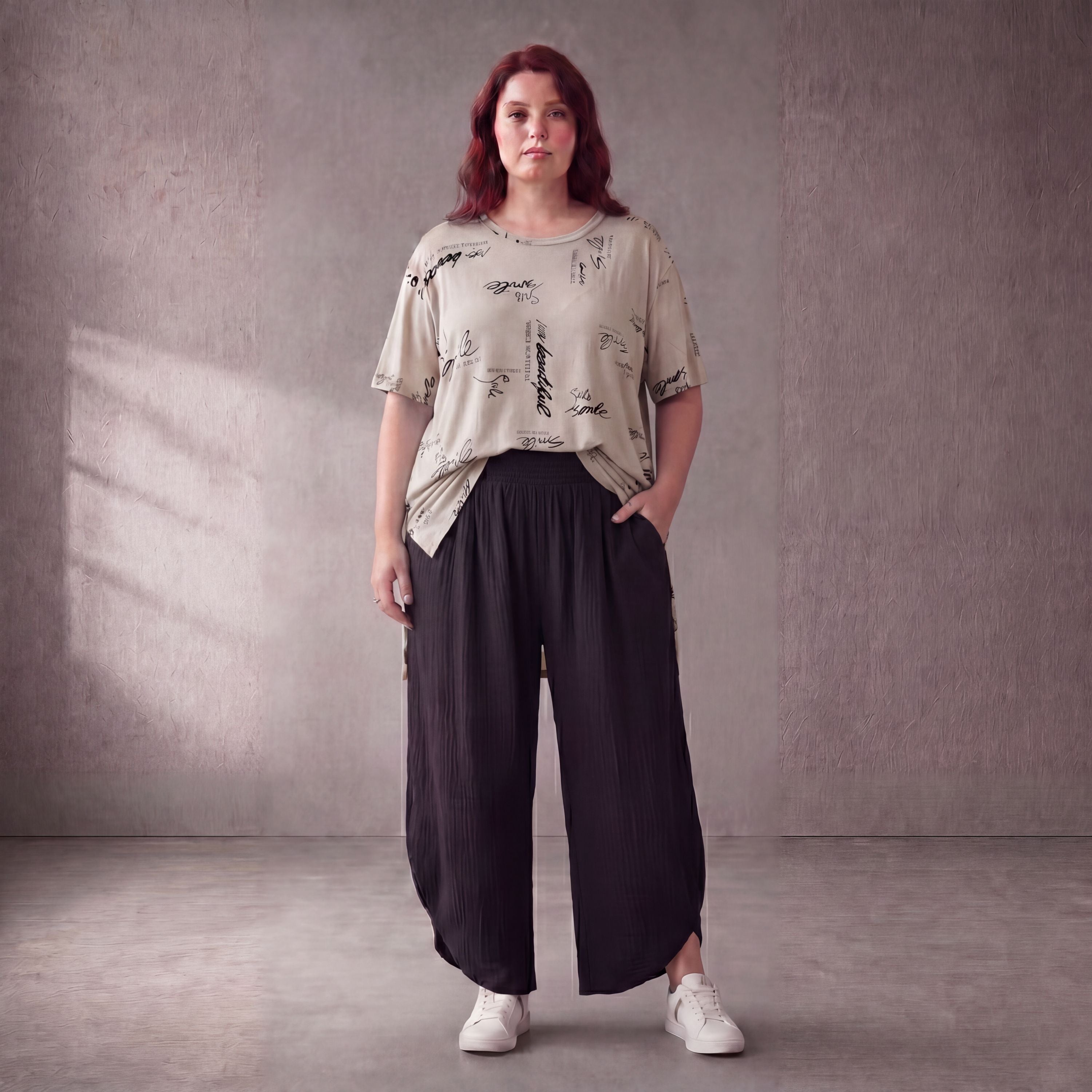 Funky Diva · Shirt · PrintDiva · 26009 · PrintBeige