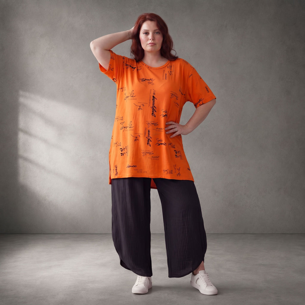 Funky Diva · Shirt · PrintDiva · 26009 · OrangePrint