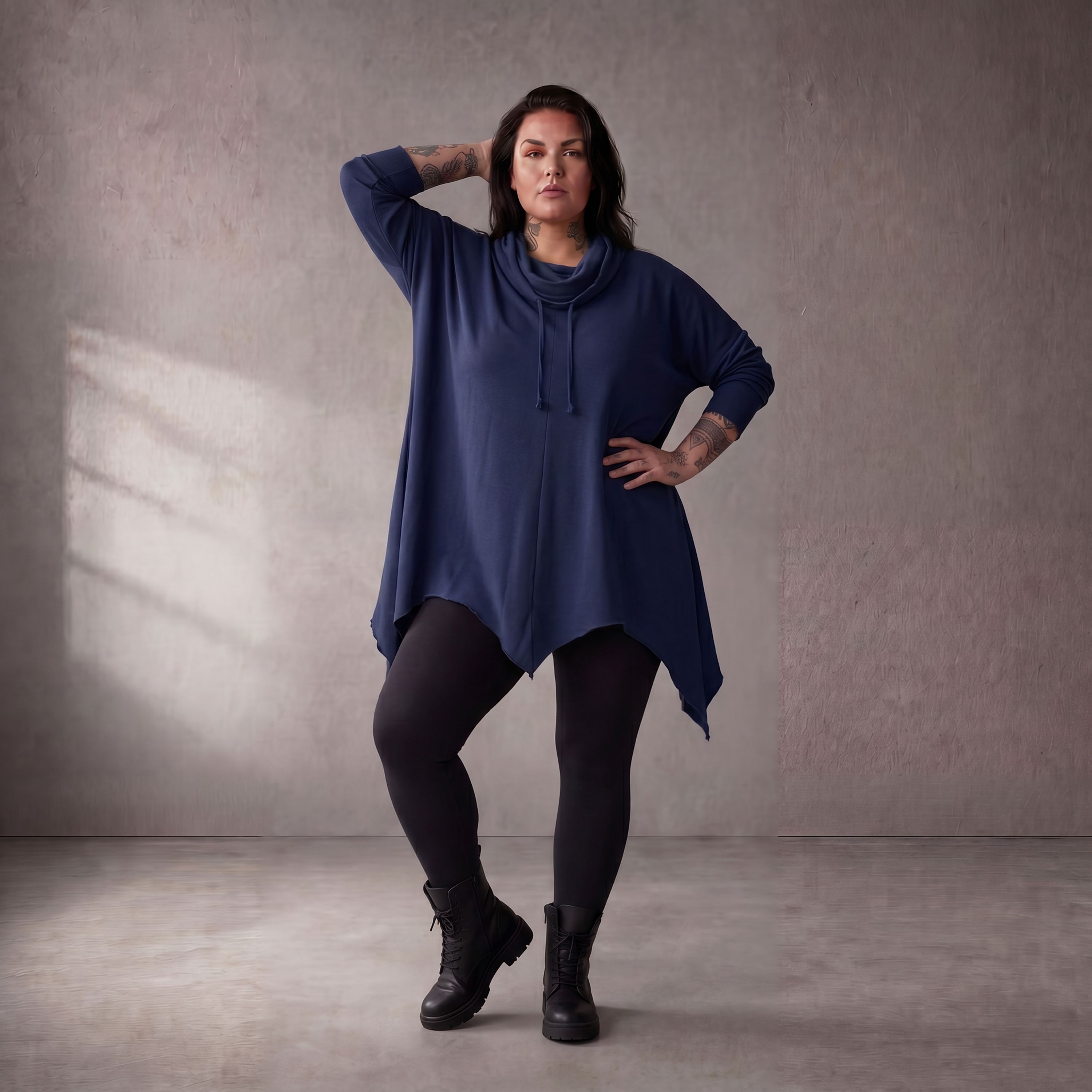 Funky Diva · Shirt · UniDiva · 26008 · NavyBlue