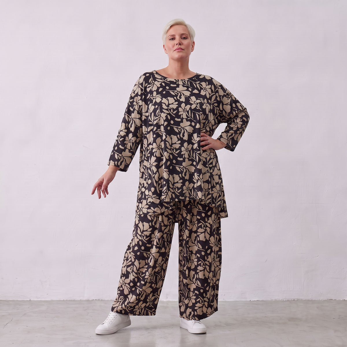 AKH Fashion · Shirt · Flowing · 593 · NovaBlack
