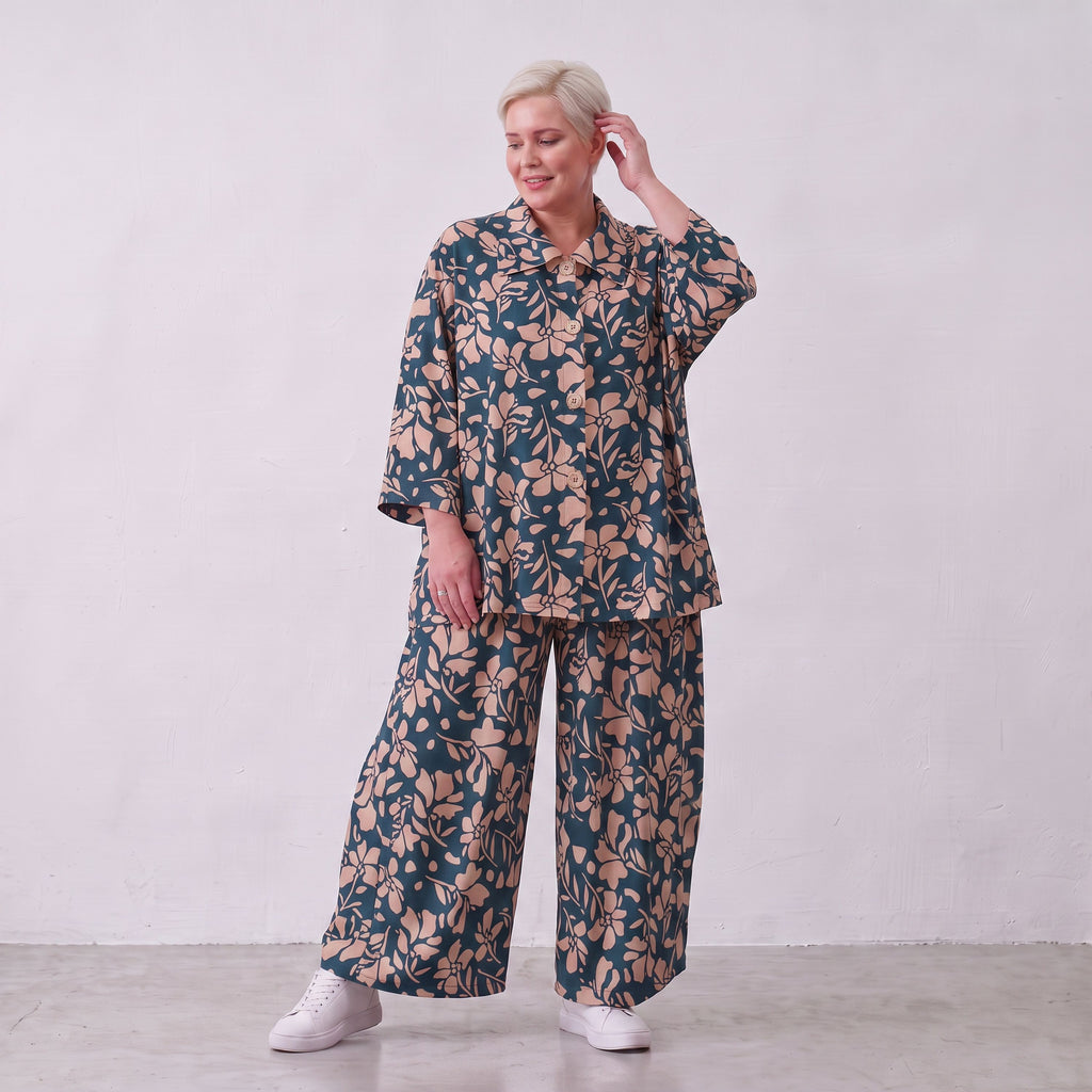 AKH Fashion · Bluse · Flowing · 7092 · LunaPetrol