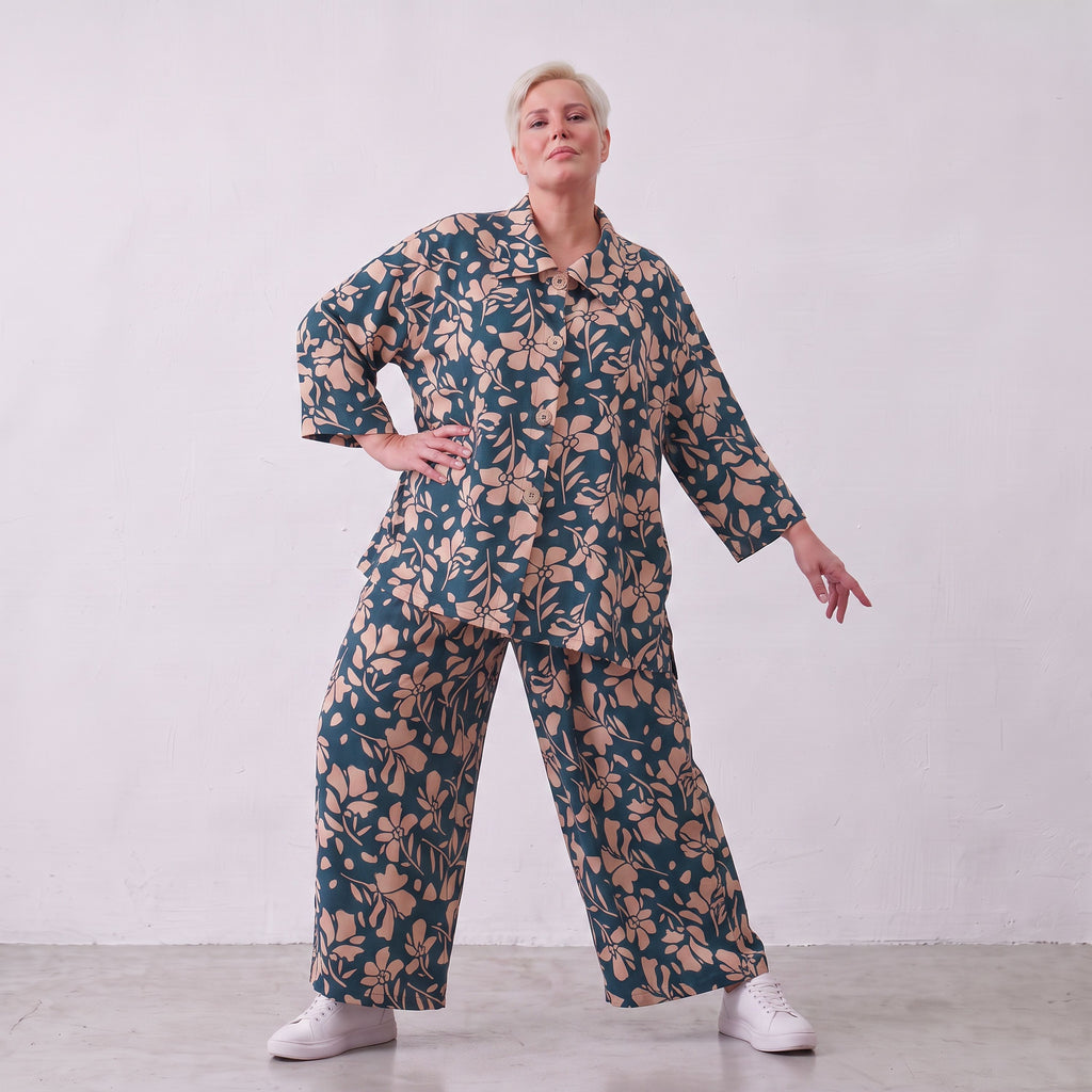 AKH Fashion · Bluse · Flowing · 7092 · LunaPetrol