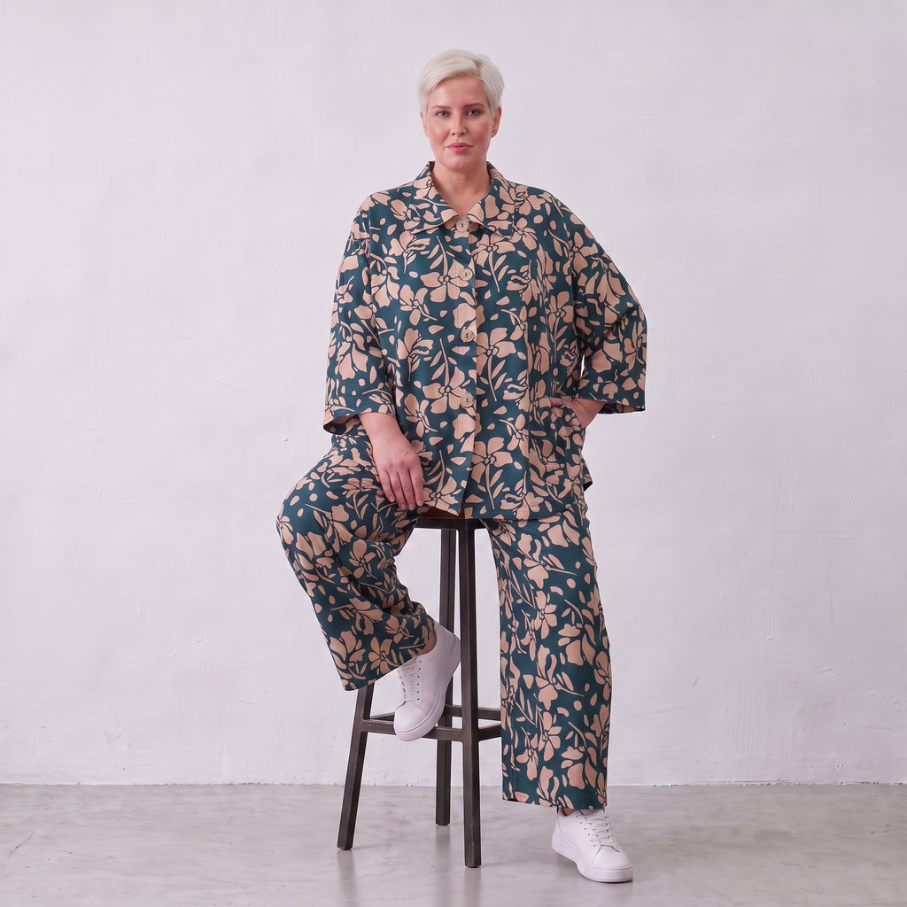 AKH Fashion · Bluse · Flowing · 7092 · LunaPetrol