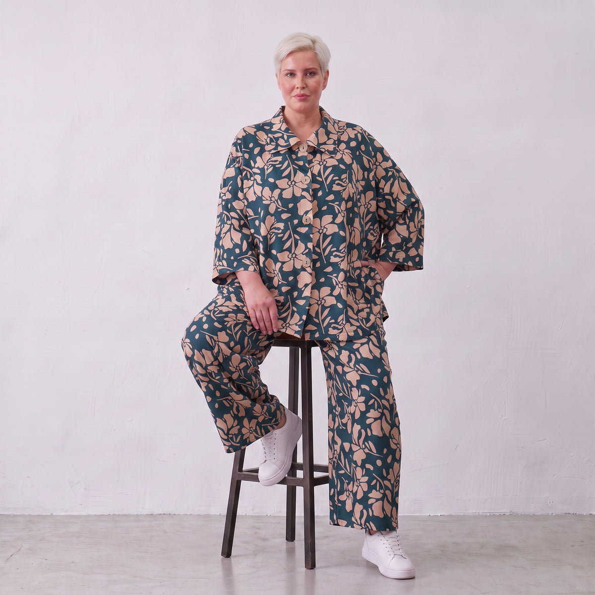 AKH Fashion · Bluse · Flowing · 7092 · LunaPetrol