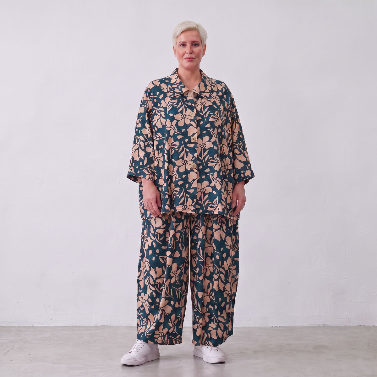 AKH Fashion · Bluse · Flowing · 7092 · LunaPetrol
