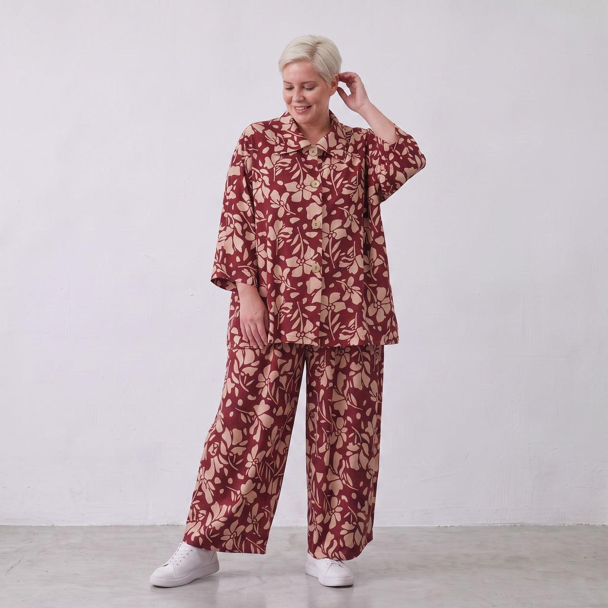 AKH Fashion · Bluse · Flowing · 7092 · MilaWine