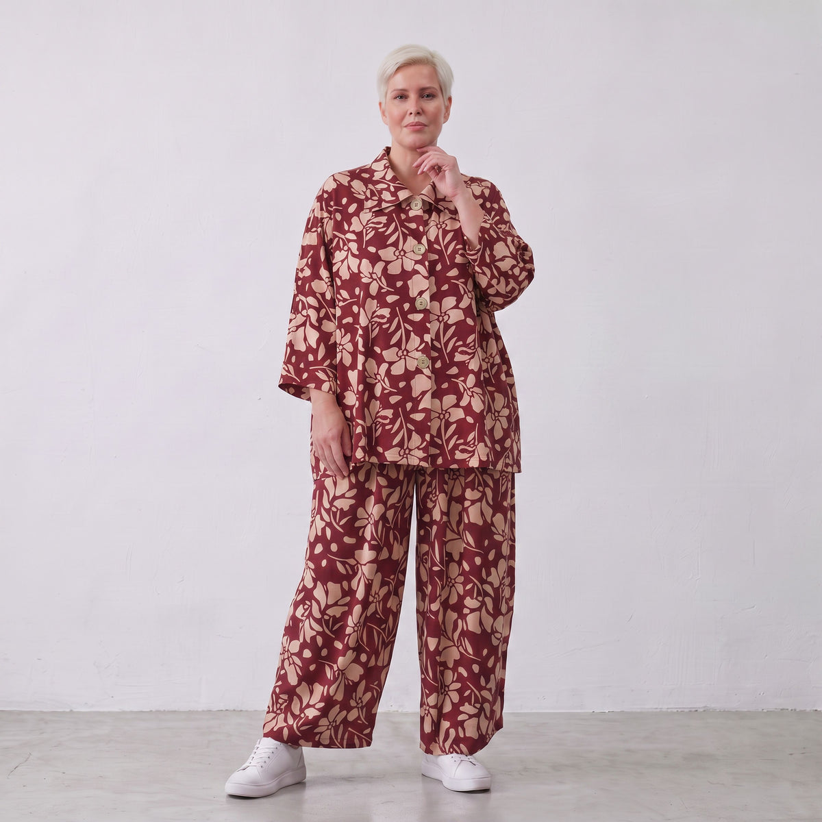 AKH Fashion · Bluse · Flowing · 7092 · MilaWine