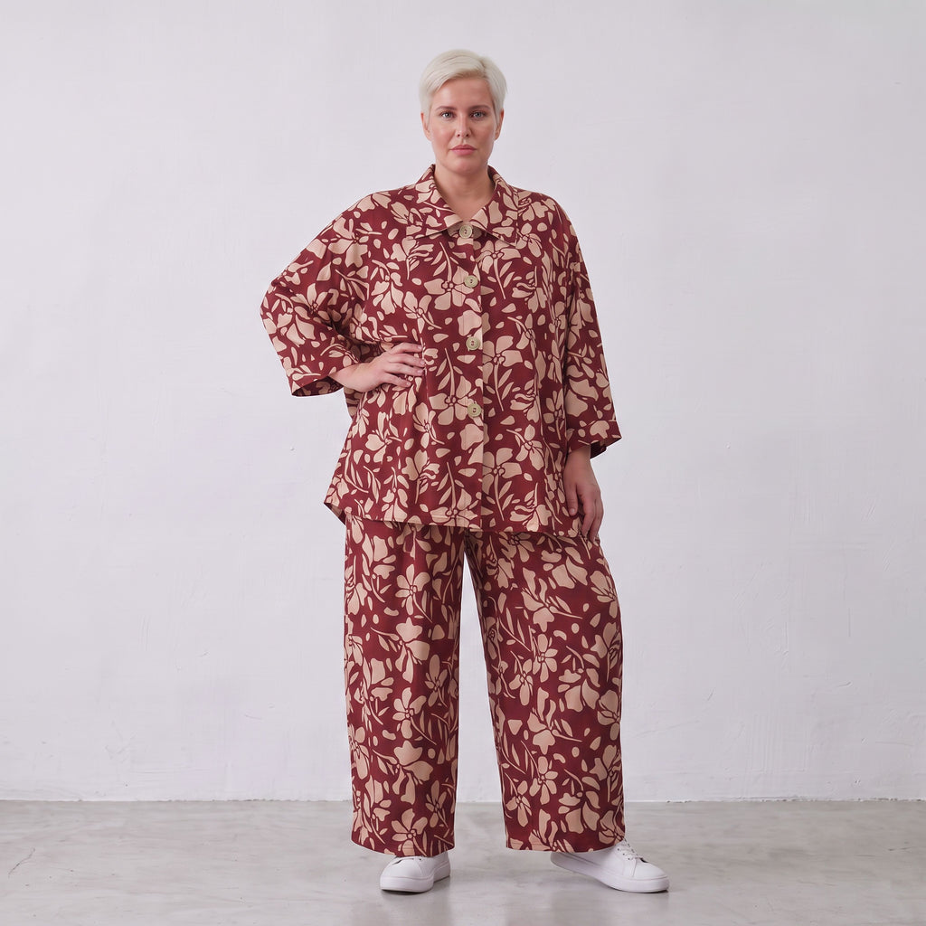 AKH Fashion · Blouse · Flowing · 7092 · MilaWine