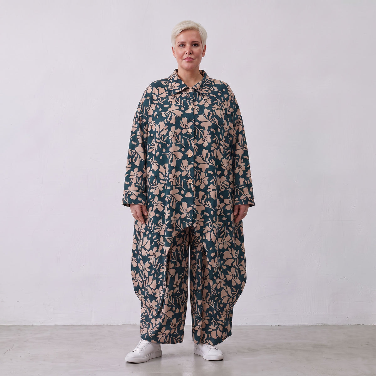 AKH Fashion · Bluse · Flowing · 7135 · LunaPetrol