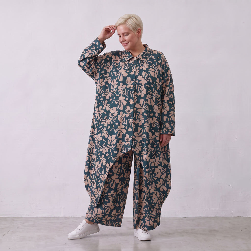AKH Fashion · Bluse · Flowing · 7135 · LunaPetrol