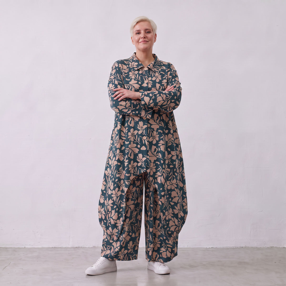 AKH Fashion · Bluse · Flowing · 7135 · LunaPetrol