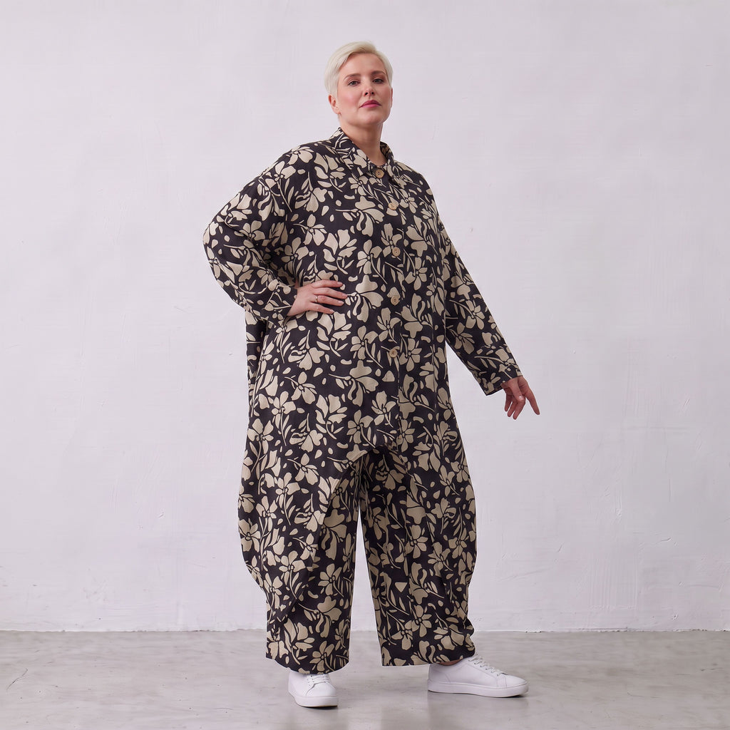 AKH Fashion · Bluse · Flowing · 7135 · NovaBlack
