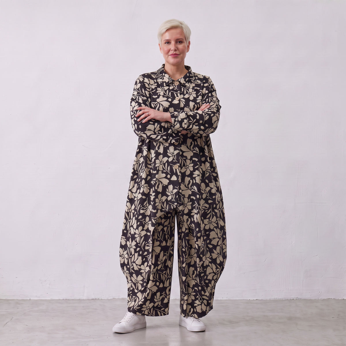 AKH Fashion · Bluse · Flowing · 7135 · NovaBlack
