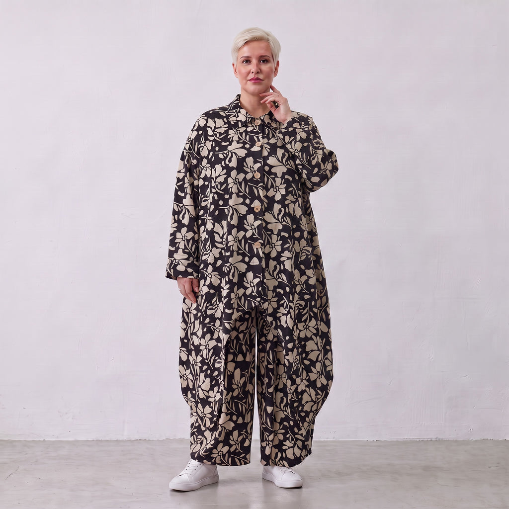AKH Fashion · Bluse · Flowing · 7135 · NovaBlack