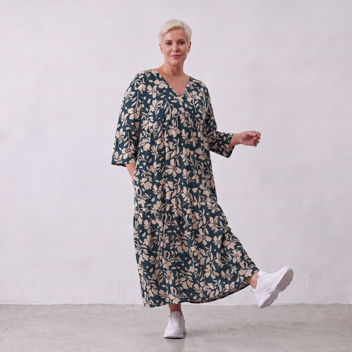 AKH Fashion · Kleid · Flowing · 7236 · LunaPetrol