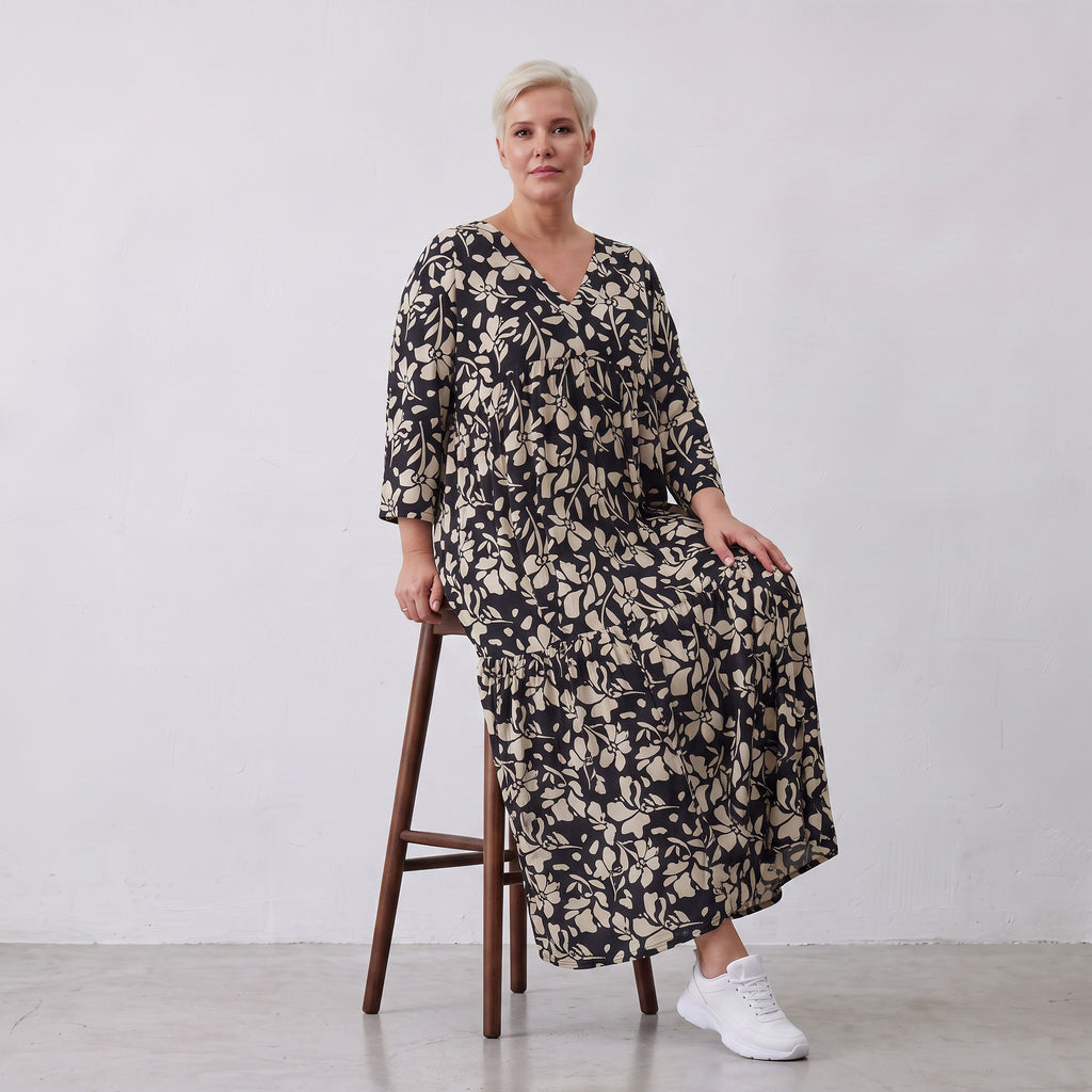 AKH Fashion · Kleid · Flowing · 7236 · NovaBlack