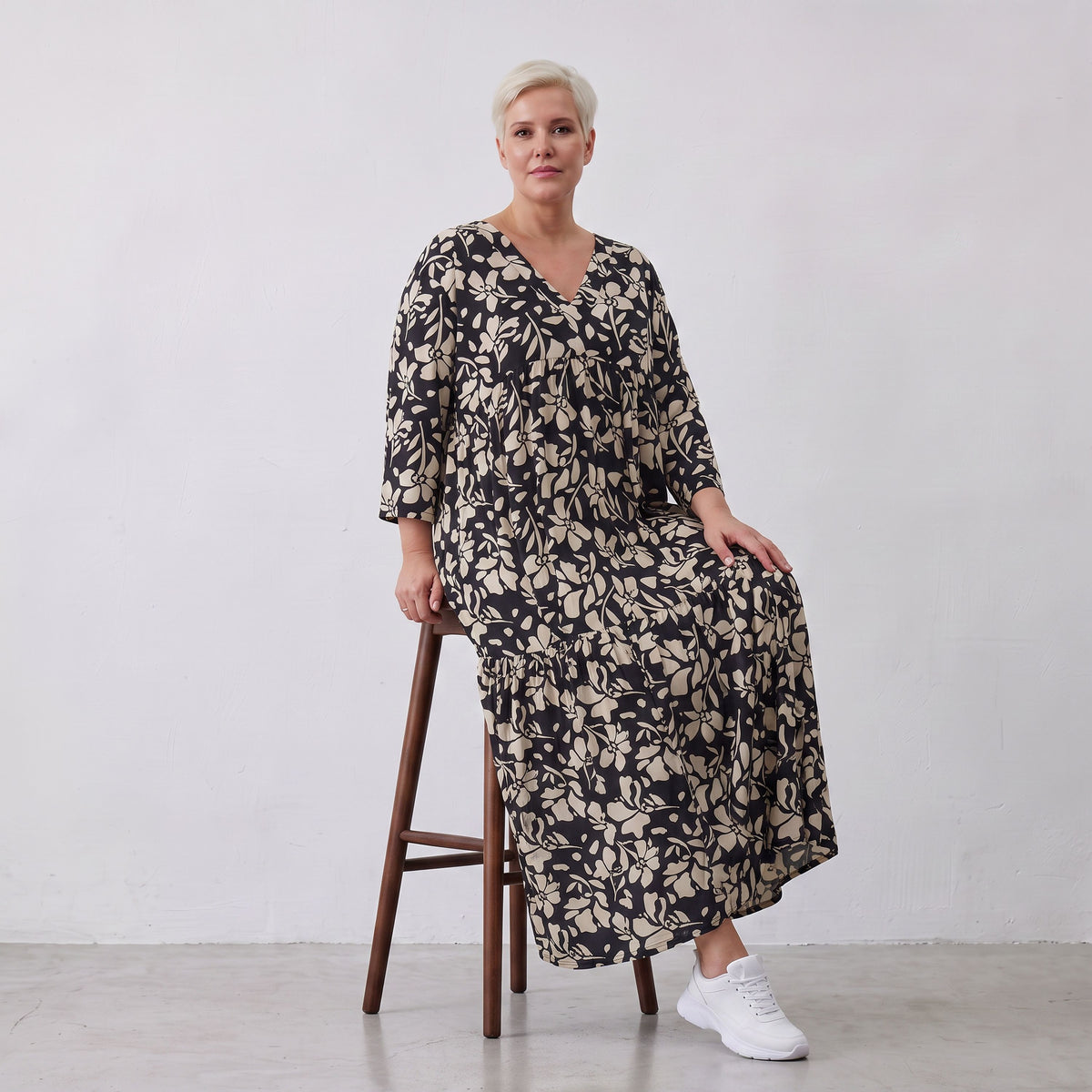 AKH Fashion · Kleid · Flowing · 7236 · NovaBlack