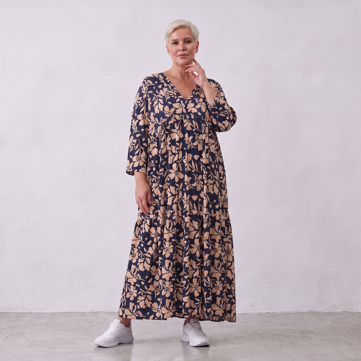 AKH Fashion · Kleid · Flowing · 7236 · YunaNavy