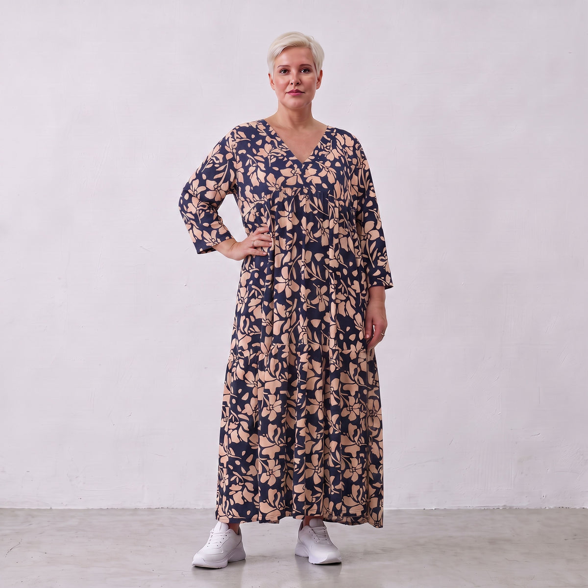 AKH Fashion · Kleid · Flowing · 7236 · YunaNavy