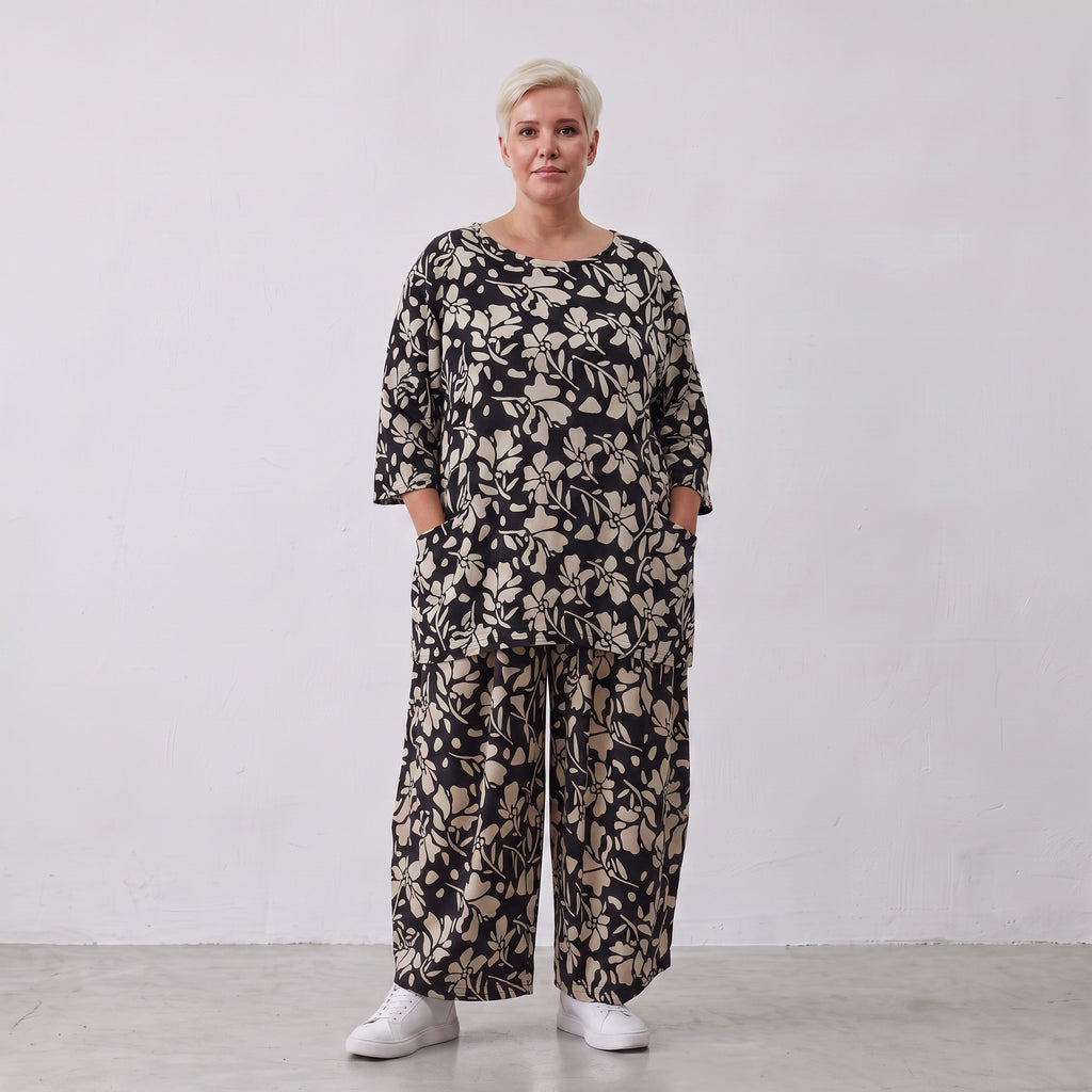 AKH Fashion · Shirt · Flowing · 7264 · NovaBlack