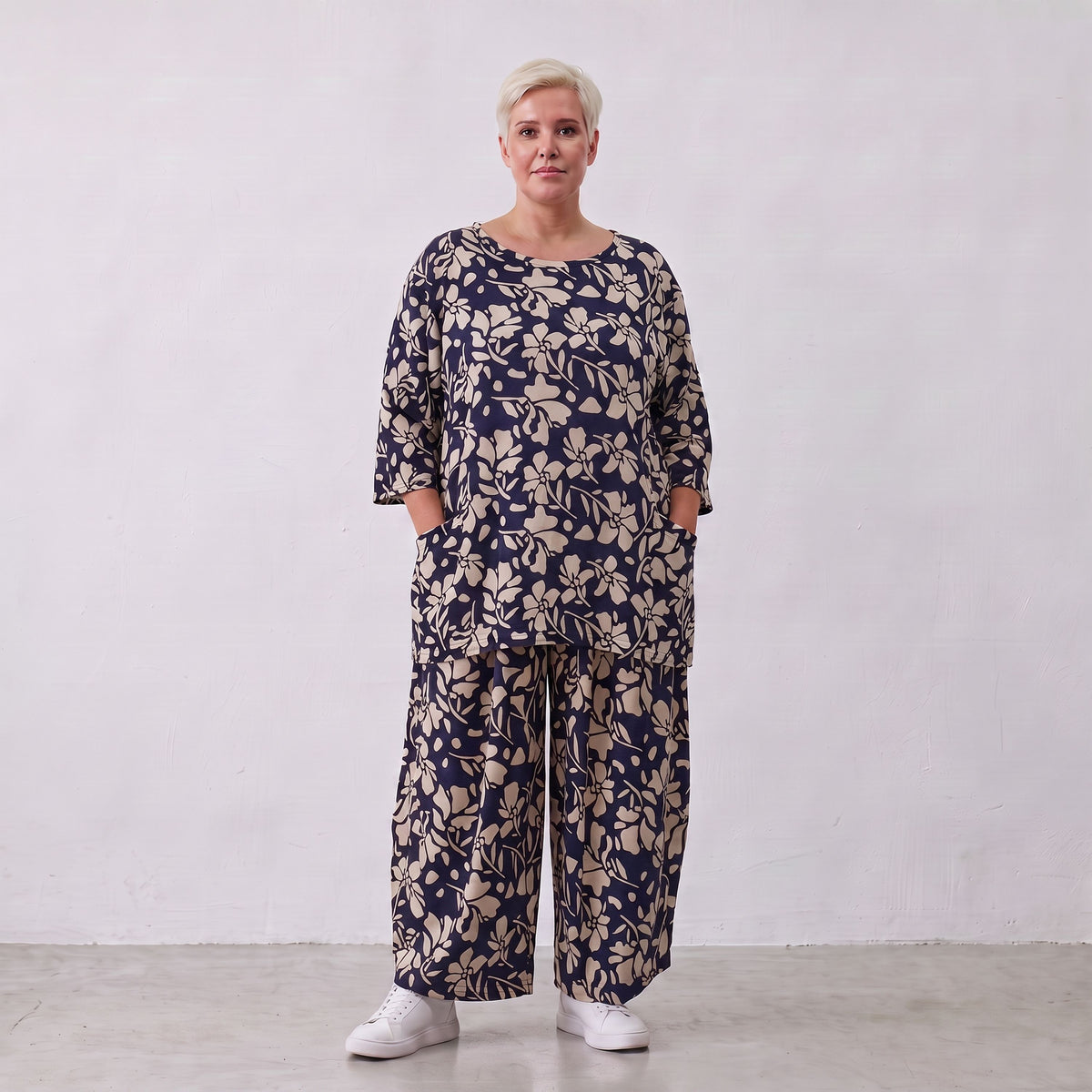 AKH Fashion · Shirt · Flowing · 7264 · YunaNavy