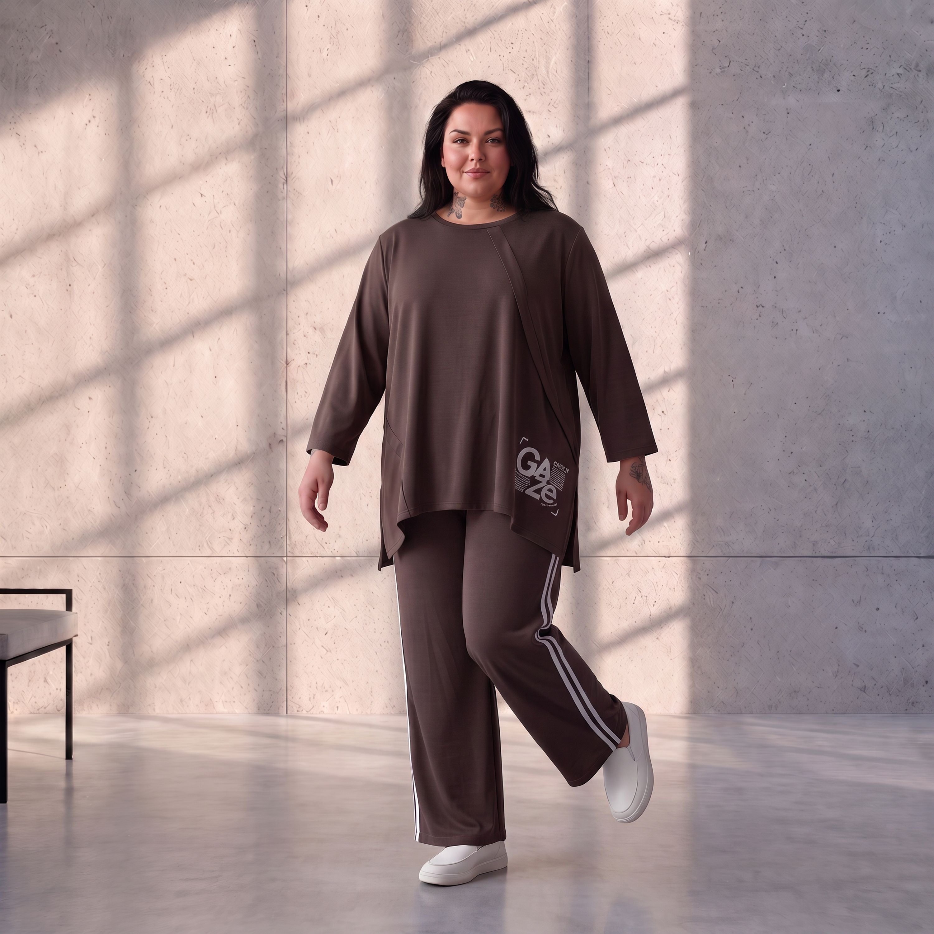 Funky Diva · Shirt · FreakyDiva · KD528 · Espresso