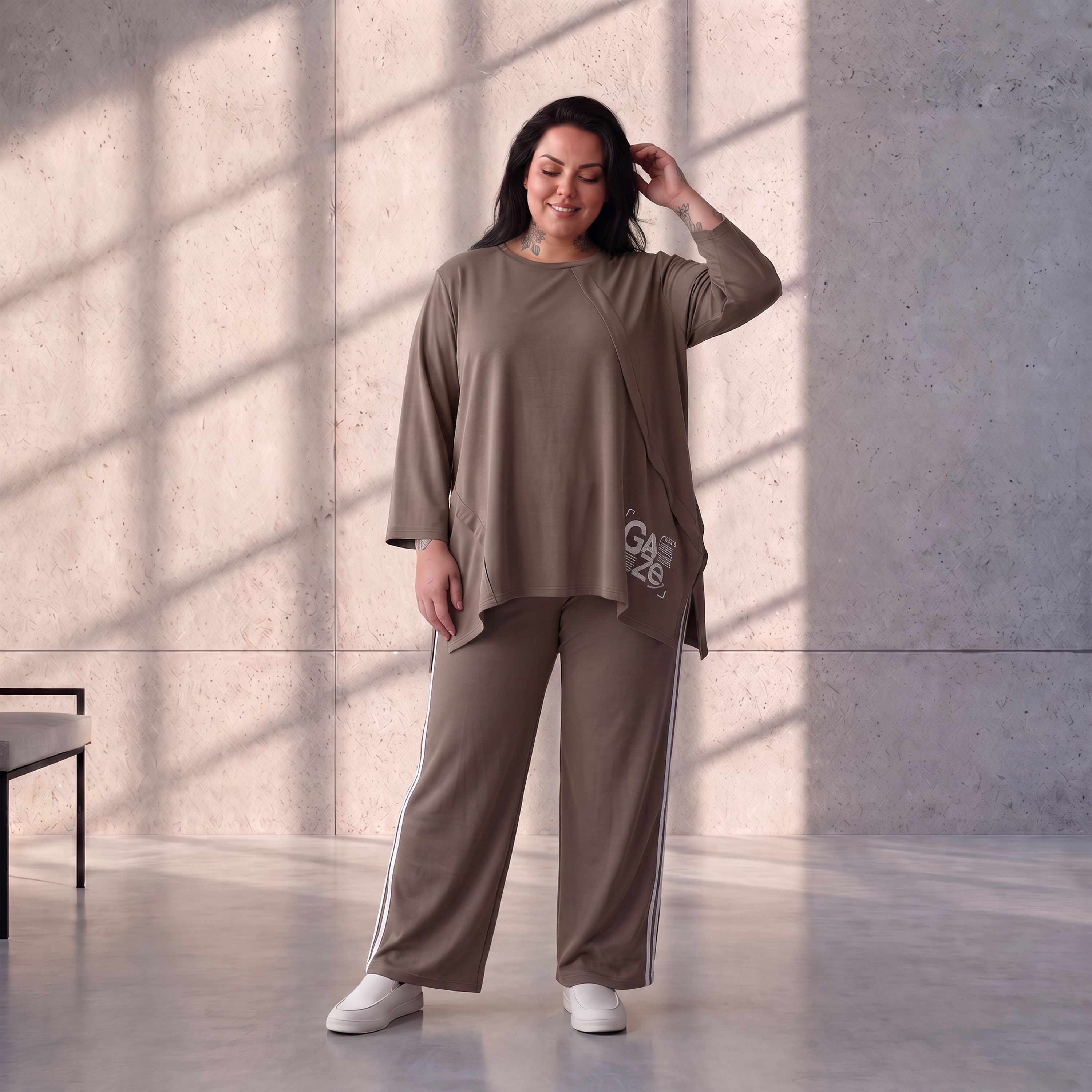 Funky Diva · Shirt · FreakyDiva · KD528 · Taupe