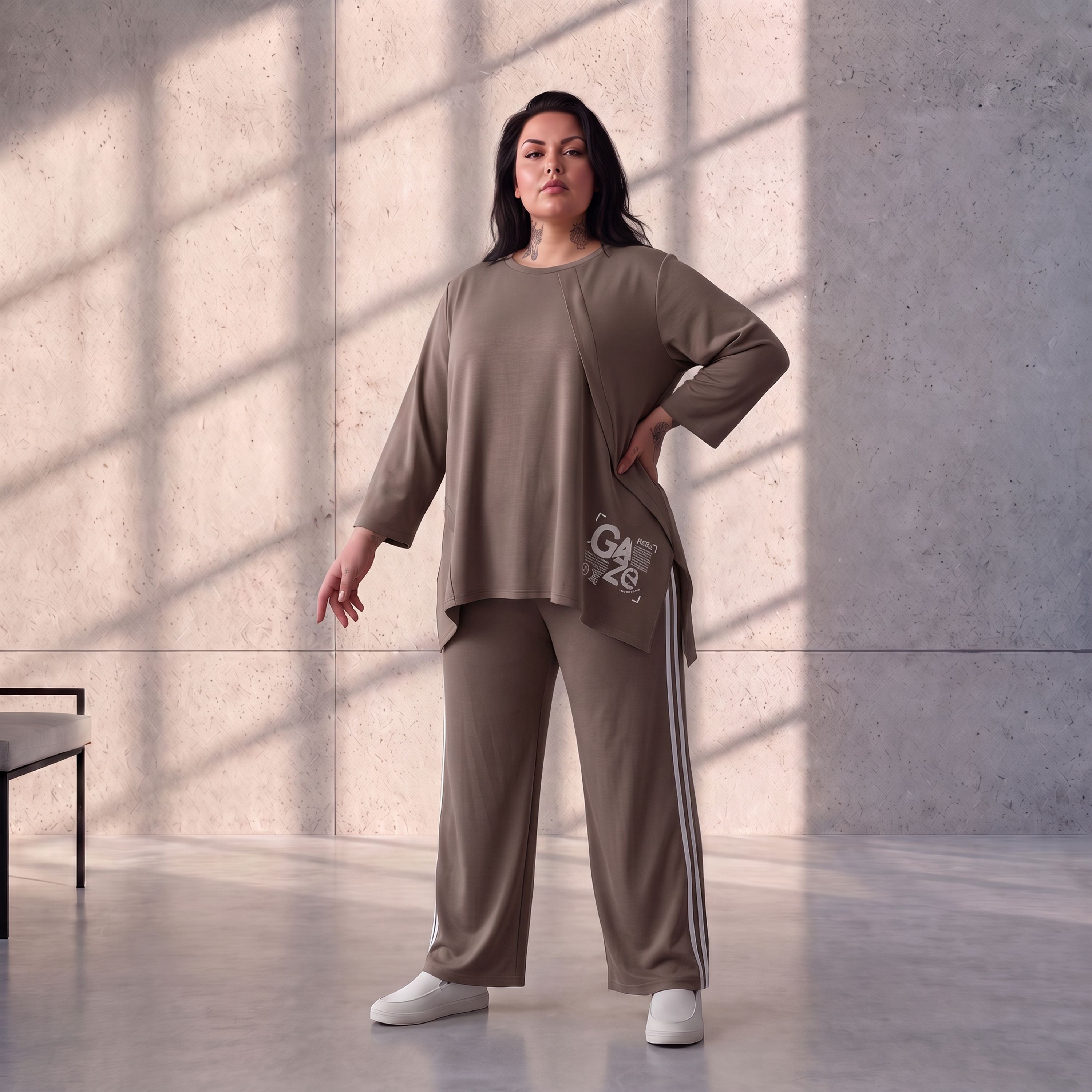 Funky Diva · Shirt · FreakyDiva · KD528 · Taupe