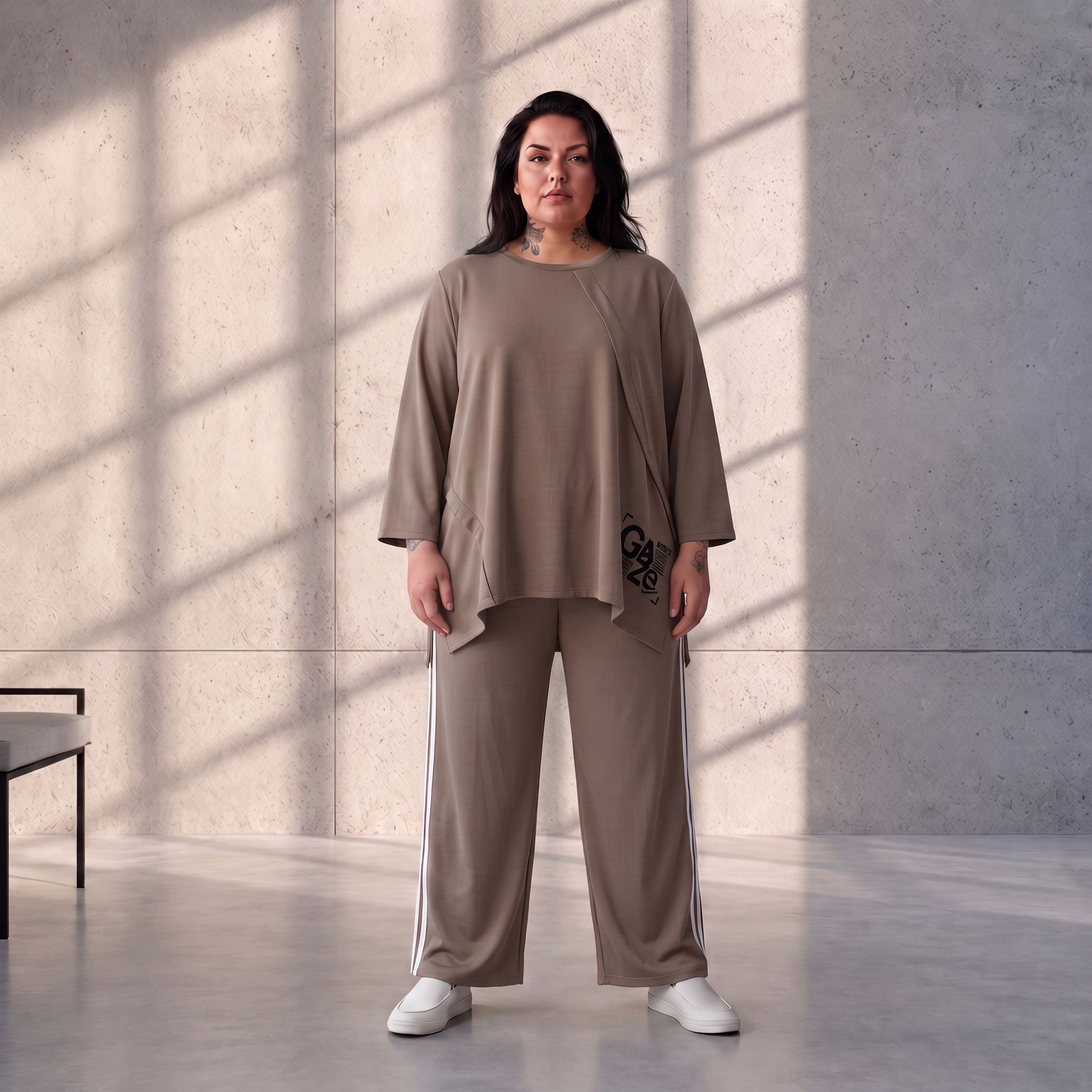 Funky Diva · Shirt · FreakyDiva · KD528 · Taupe