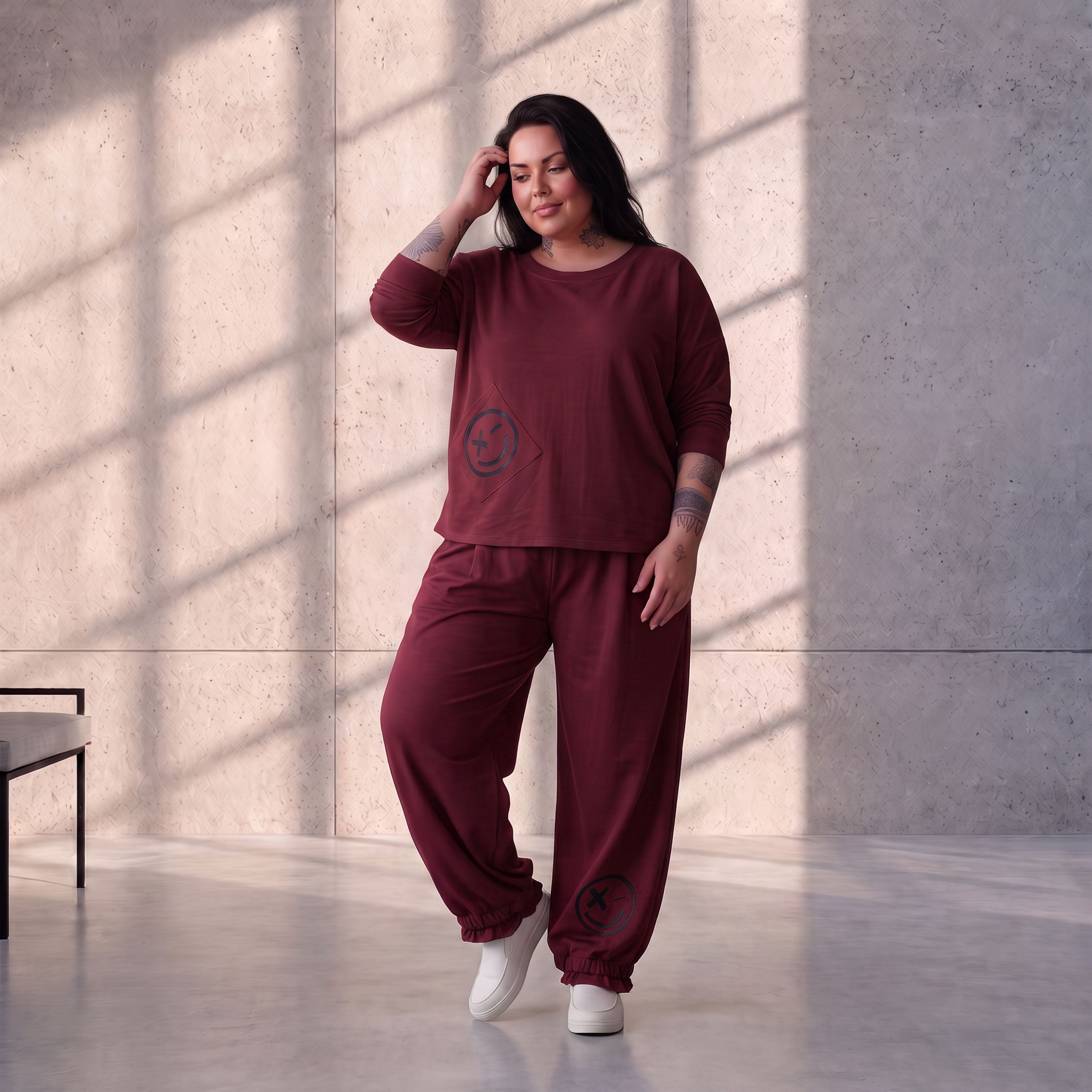 Funky Diva · Hose · FreakyDiva · KD444 · RedMaroon