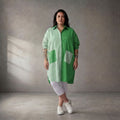 Funky Diva · Bluse · 10705 · Streifen · Grün/Weiß