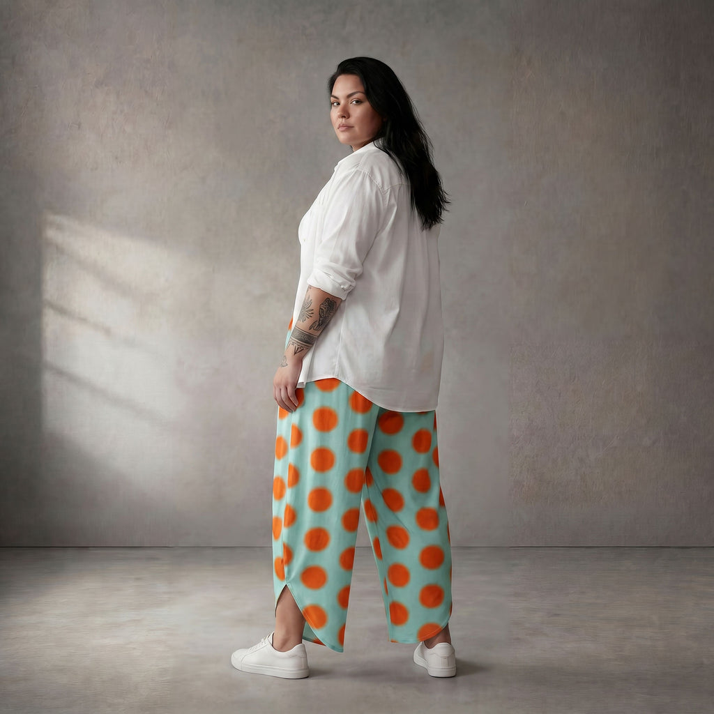 Funky Diva Hose 26002, Mint-Orange