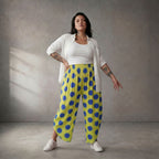 Funky Diva Hose 26002, Gelb-Royalblau