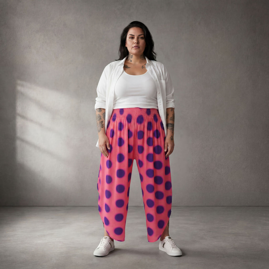 Funky Diva Hose 26002, Fuchsia-Violett