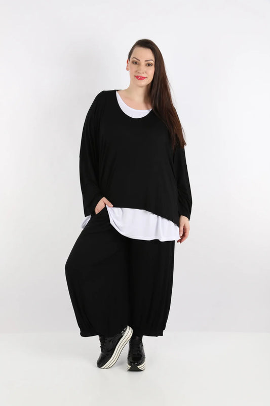 AKH Fashion 8067 Hose, Schwarz