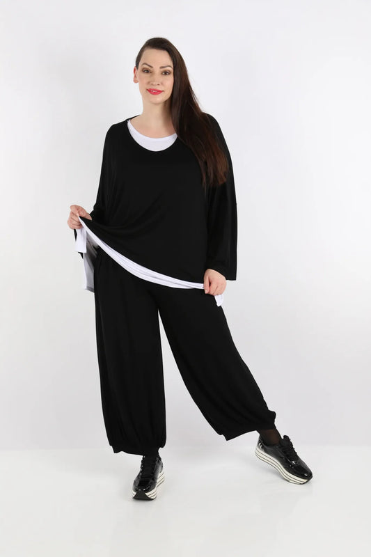 AKH Fashion 8067 Hose, Schwarz