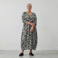 AKH 1926 dress, black and white