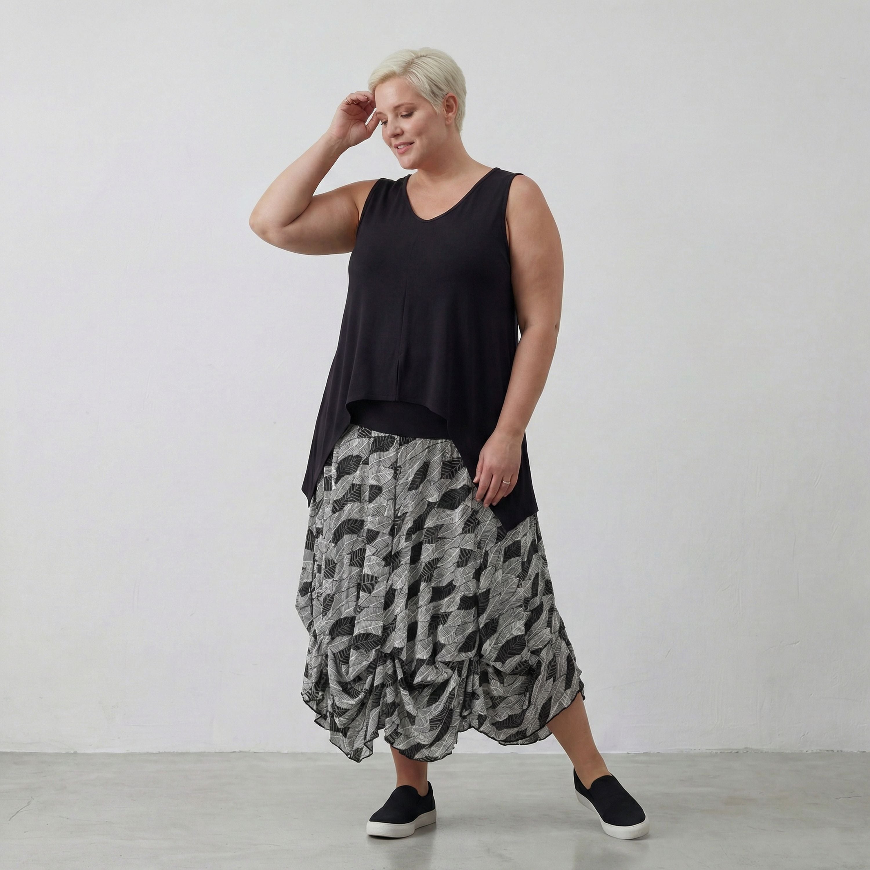 AKH Fashion Rock 7559 Isha, Schwarz/Weiß