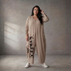 Funky Diva · Jumpsuit · ART.251719 · Abstrakt · Beige