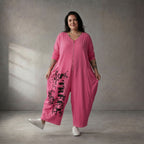 Funky Diva · Jumpsuit · ART.251719 · Abstrakt · Rosa