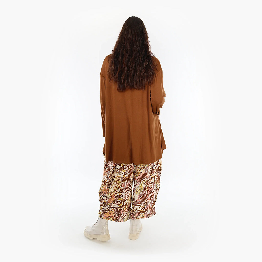 AKH Fashion Hose 8069 Sakia, Cognac/Rose/Weiß